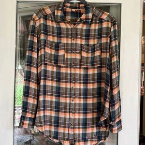 UO Pilcro Plaid Button down